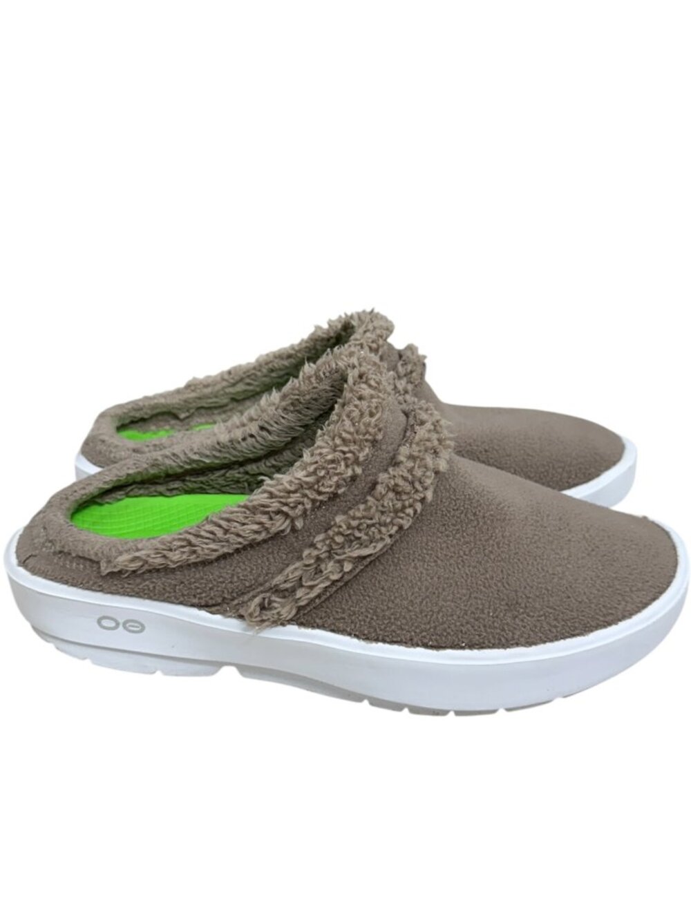 OOFOS OOcoozie Slip on Mule Shoe Light Gray Women's Size 9.5